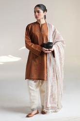 Zara Shahjahan - Lawn Embroidered Suit - SS0307